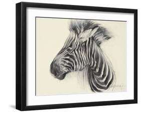 Baby Zebra, 2000-Odile Kidd-Framed Giclee Print