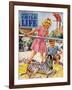 Baby Zebra - Child Life, May 1946-Katherine Wireman-Framed Giclee Print