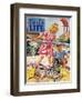 Baby Zebra - Child Life, May 1946-Katherine Wireman-Framed Giclee Print