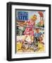 Baby Zebra - Child Life, May 1946-Katherine Wireman-Framed Giclee Print