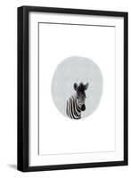 Baby Zebra-Leah Straatsma-Framed Art Print