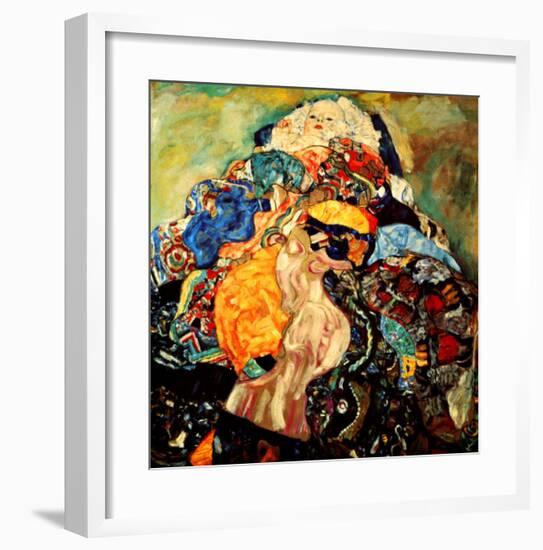 Baby-Gustav Klimt-Framed Giclee Print