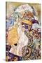 Baby-Gustav Klimt-Stretched Canvas