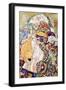 Baby-Gustav Klimt-Framed Art Print