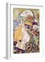 Baby-Gustav Klimt-Framed Art Print