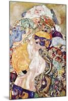 Baby-Gustav Klimt-Mounted Art Print