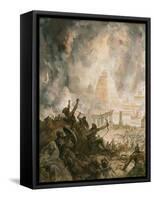 Babylon Overrun by the Medes and the Persians-Henry Coller-Framed Stretched Canvas