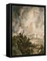 Babylon Overrun by the Medes and the Persians-Henry Coller-Framed Stretched Canvas