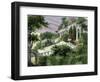 Babylon's Hanging Gardens, One of the Seven Wonders of the Ancient World-null-Framed Giclee Print