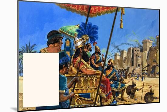 Babylon the Mighty: under the Assyrian Heel-Roger Payne-Mounted Giclee Print