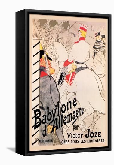 Babylone d'Allemagne-Henri de Toulouse-Lautrec-Framed Stretched Canvas