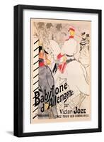 Babylone d'Allemagne-Henri de Toulouse-Lautrec-Framed Art Print