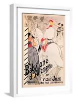 Babylone d'Allemagne-Henri de Toulouse-Lautrec-Framed Art Print