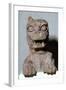 Babylonian lion-headed terracotta monster, probably representing one of the seven evil genii-Unknown-Framed Giclee Print