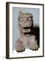 Babylonian lion-headed terracotta monster, probably representing one of the seven evil genii-Unknown-Framed Giclee Print