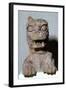 Babylonian lion-headed terracotta monster, probably representing one of the seven evil genii-Unknown-Framed Giclee Print