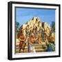 Babylonian Temple Raised to the Glory of Sargon-Roger Payne-Framed Giclee Print