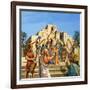 Babylonian Temple Raised to the Glory of Sargon-Roger Payne-Framed Giclee Print