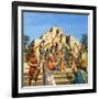 Babylonian Temple Raised to the Glory of Sargon-Roger Payne-Framed Giclee Print