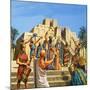 Babylonian Temple Raised to the Glory of Sargon-Roger Payne-Mounted Giclee Print