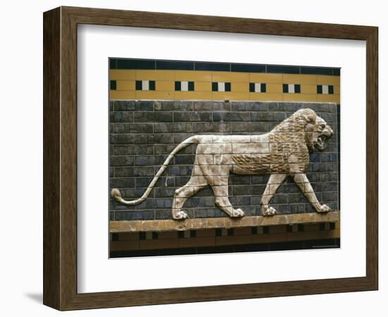 Babylonian Wall Tiles, Exhibited at the Turkey Museum, Istanbul, from Babylon, Iraq, Middle East-Christina Gascoigne-Framed Photographic Print