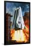 BAC's 'Mustard' Space Transporter-Wilf Hardy-Framed Giclee Print