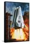 BAC's 'Mustard' Space Transporter-Wilf Hardy-Framed Stretched Canvas