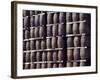 Bacardi Rum Ages in Oak Barrels, San Juan, Puerto Rico-Michele Molinari-Framed Photographic Print