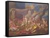 Baccanale-Nicolas Poussin-Framed Stretched Canvas