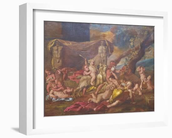 Baccanale-Nicolas Poussin-Framed Giclee Print