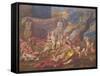 Baccanale-Nicolas Poussin-Framed Stretched Canvas