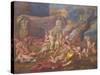 Baccanale-Nicolas Poussin-Stretched Canvas