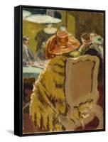 Baccarat - the Fur Cape-Walter Richard Sickert-Framed Stretched Canvas