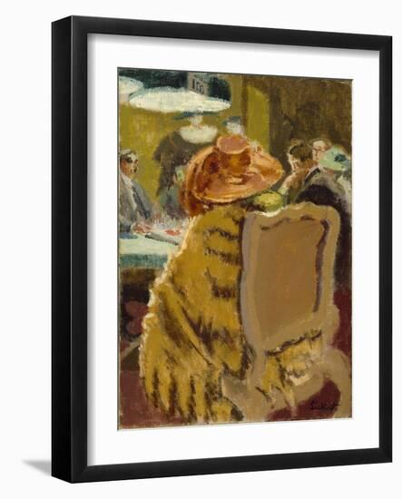 Baccarat - the Fur Cape-Walter Richard Sickert-Framed Giclee Print