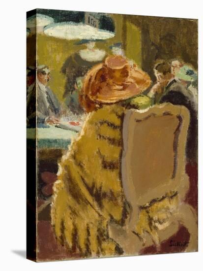 Baccarat - the Fur Cape-Walter Richard Sickert-Stretched Canvas