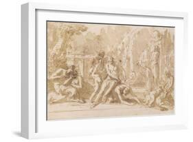 Bacchanal, 1720-Sebastiano Ricci-Framed Art Print