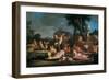 Bacchanal, 17Th Century (Oil on Canvas)-Giulio Carpioni-Framed Giclee Print