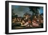 Bacchanal, 17Th Century (Oil on Canvas)-Giulio Carpioni-Framed Giclee Print