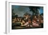 Bacchanal, 17Th Century (Oil on Canvas)-Giulio Carpioni-Framed Giclee Print