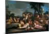 Bacchanal, 17Th Century (Oil on Canvas)-Giulio Carpioni-Mounted Giclee Print