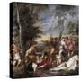 Bacchanal at Andros by Peter Paul Rubens-null-Stretched Canvas