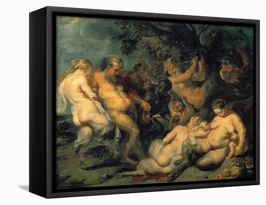 Bacchanal, C. 1615-Peter Paul Rubens-Framed Stretched Canvas