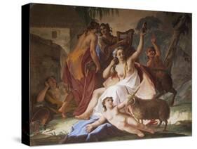 Bacchanal, Ca 1770-Jacopo Guarana-Stretched Canvas