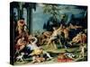 Bacchanal in Pan's Honour-Sebastiano Ricci-Stretched Canvas