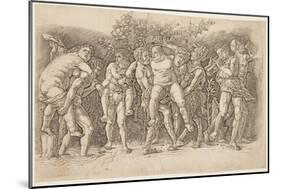 Bacchanal with Silenus, Early 1470s-Andrea Mantegna-Mounted Giclee Print