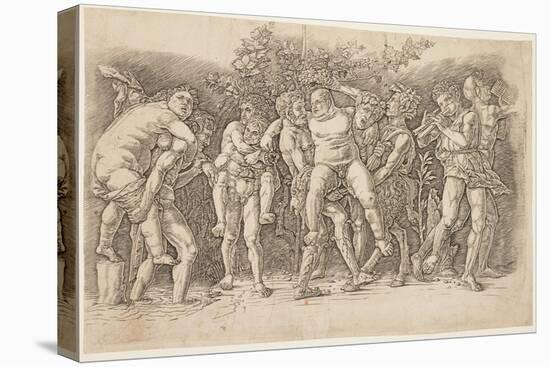 Bacchanal with Silenus, Early 1470s-Andrea Mantegna-Stretched Canvas