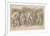 Bacchanal with Silenus, Early 1470s-Andrea Mantegna-Framed Giclee Print