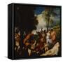 Bacchanal-Titian (Tiziano Vecelli)-Framed Stretched Canvas