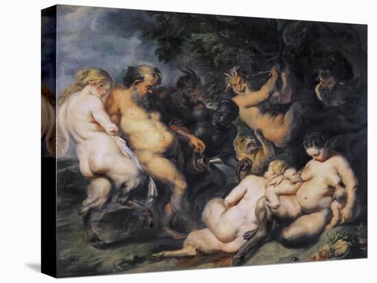 Bacchanal-Peter Paul Rubens-Stretched Canvas