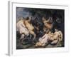 Bacchanal-Peter Paul Rubens-Framed Art Print